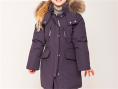 Ver de Terre blackberry girls' winter coat Arctic with down